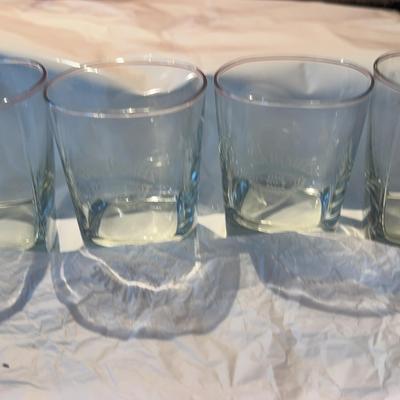 4 Etched Jack Daniel’s Whisky Glasses