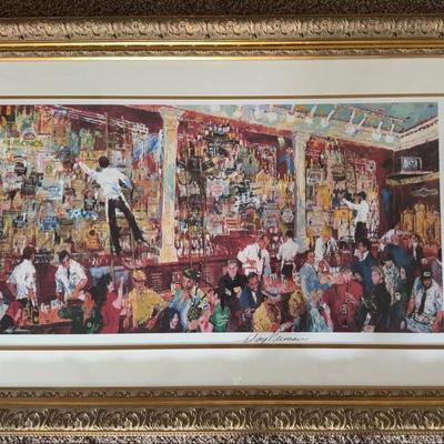 McCrory’s Bar By Leroy Nieman With Certificate Of Authenticity