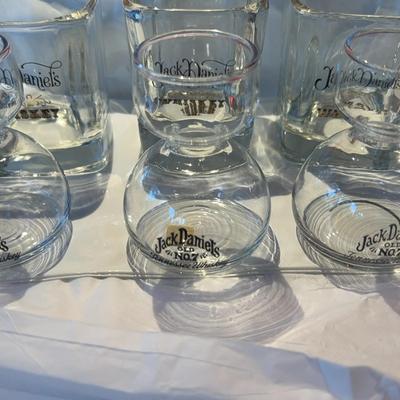 6 Jack Daniel’s Glasses