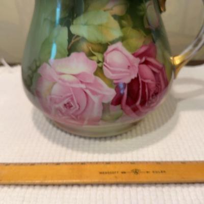 Thomas Mentone Hand Painted In In Bavaria Pitcher 