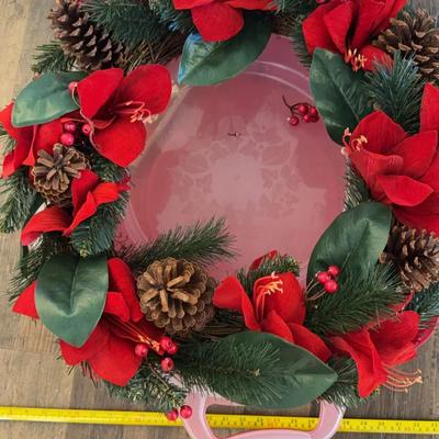 Grapevine Christmas Wreath With Case