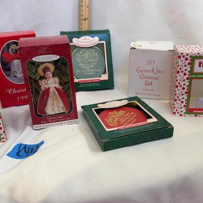 Christmas Ornament Lot Seven Ornaments