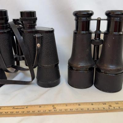 Two Sets Of Binoculars Without Cases