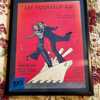 Let Yourself Go Music Sheet Picture 