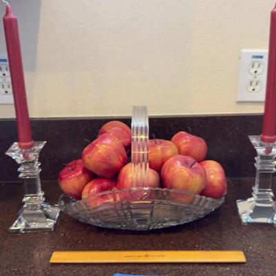 Apple Harvest Centerpiece Set Apples Are Plastic