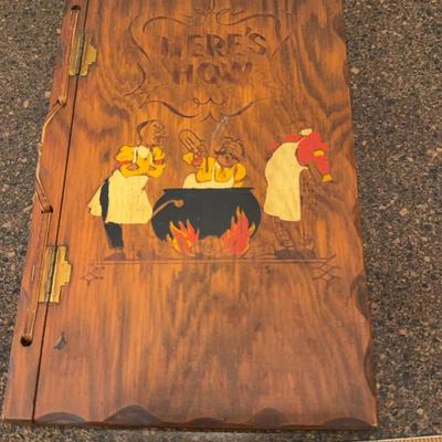 Here’s How Wooden Covered Book Copyright 1941