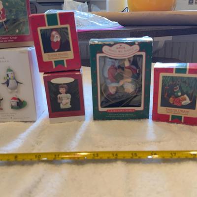 Eight Hallmark Ornaments