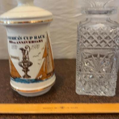 Set Of Two Collectible Decanters