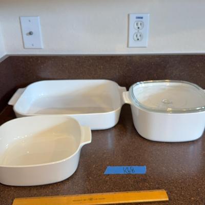Set A Three Casserole Dishes