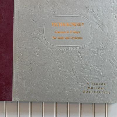 Tschaikowsky Concerto In D major 78 RPM album Set