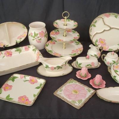 Franciscan Desert Rose China Collection | Vintage Hand-Painted Dinnerware & Serving Pieces
