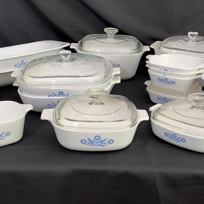 Corning Ware Cornflower Collection | 15 Pieces
