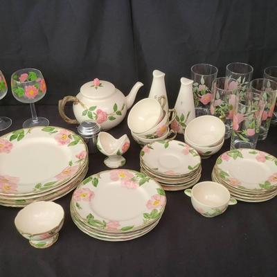 Franciscan Desert Rose Dinnerware & Glassware Collection