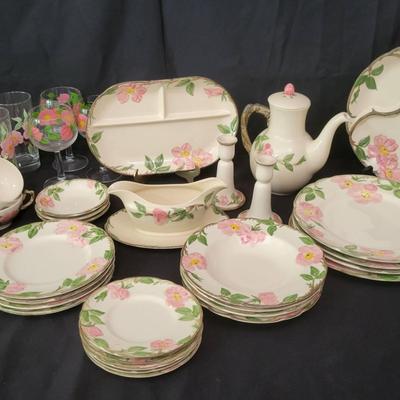 Franciscan Desert Rose Dinnerware &  Glassware Collection