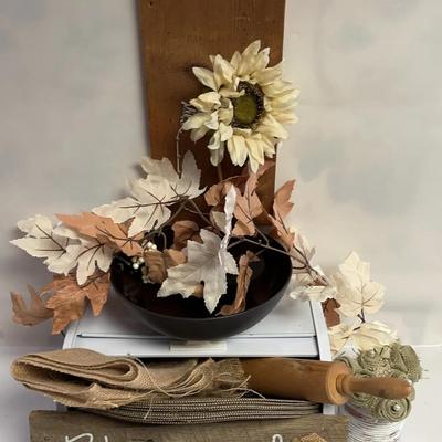 Burlap Kitchen Decor