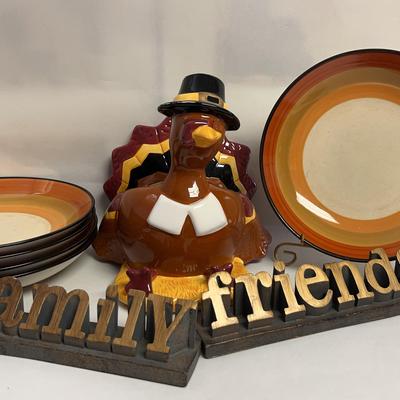 Thanksgiving Turkey and Plates