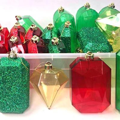 Large Ornaments with some Sparkle