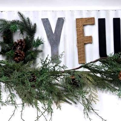 Joyful Sign and Garland