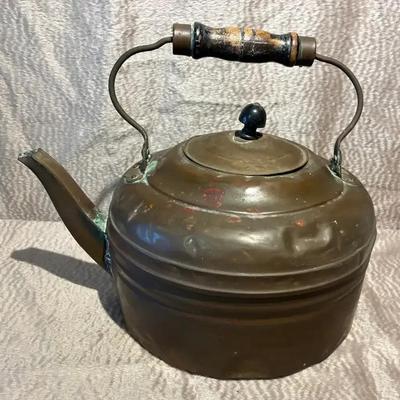 Large copper kettle