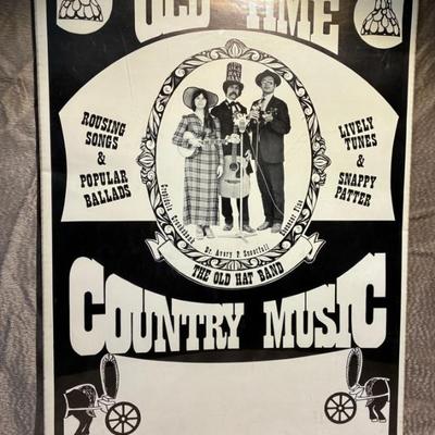 The old hat band blank promotional poster