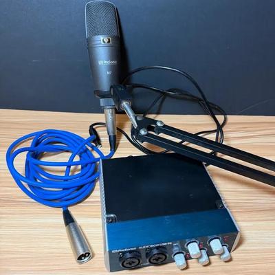 Presonus m7 cardioid condenser microphone audiobox usb 96