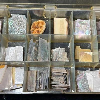 Items for making jewelry mother of pearl bone & other
