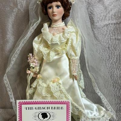 Gibson katherine bride doll 1997