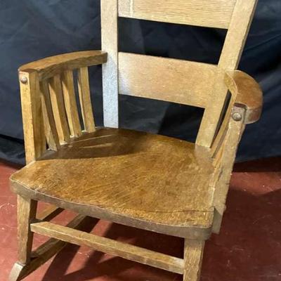 Vintage children s rocking chair