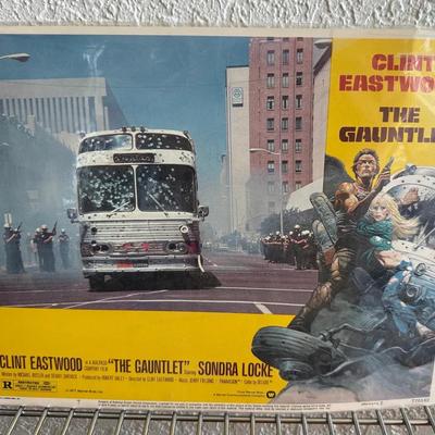 1977 the gauntlet" lobby card
