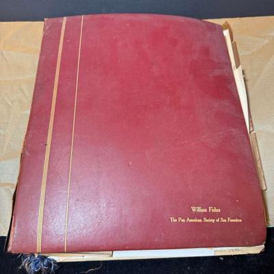 The pan american society of san francisco scrap album