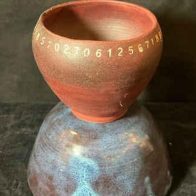 Random number sequence pottery bowl other