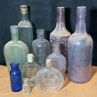 Vintage bottle collection