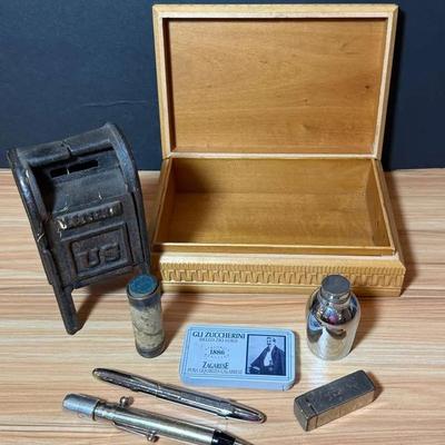 Mechanical pencil tear gas pen other small finds