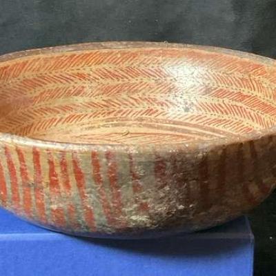 Ancestral pueblo polychrome bowl