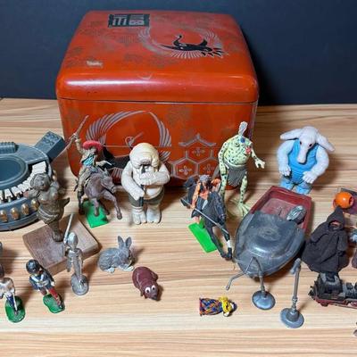 Vintage star wars max rebo band figurines other random finds