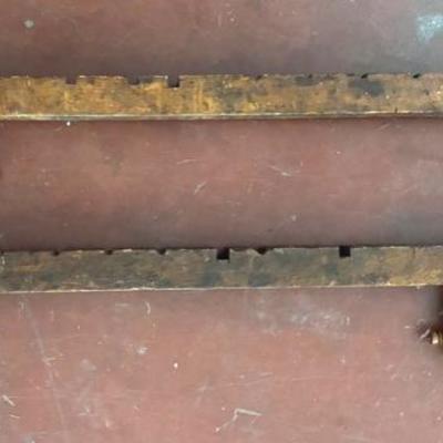 Vintage wood furniture clamps