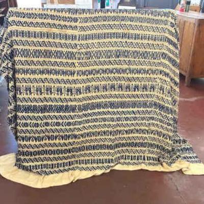 Hand woven blanket