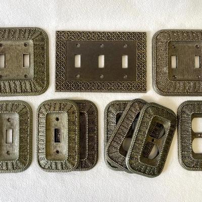 American Tack & Hardware Co Light Switch plates, Outlet Covers 10pcs