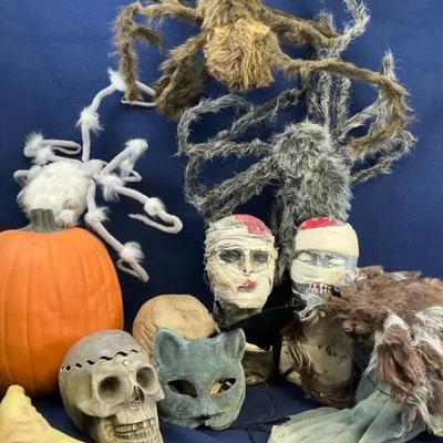 Halloween Spiders & More:  Scary Decor