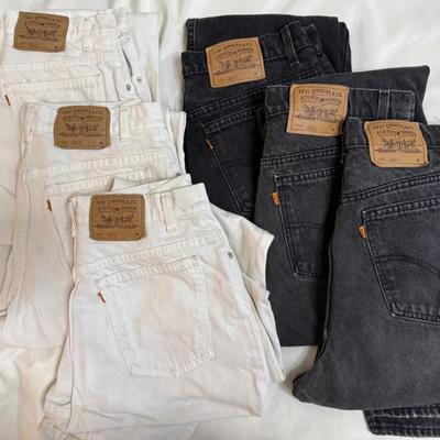 Levis Orange Tab Jeans Vintage 6 Pair 