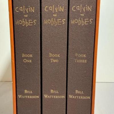 The Complete Calvin & Hobbies, 3 Volumes In Hardback Case, Vintage 