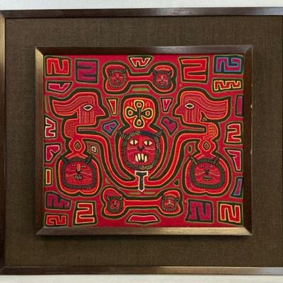 Mola Textile Folk Art From Panama