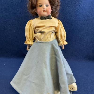 Victorian Bisque Sleepy Eye Doll, German, Vintage