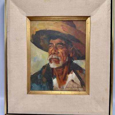 Jerome Grimmer Oil Painting “Hombre” 1970