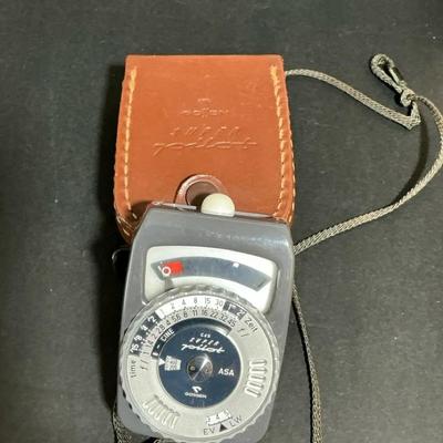 Gossen Super Pilot Light Meter With Leather Case 