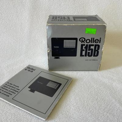 Rollei E15B Flash Units With Manual 