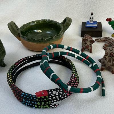 Mexican Folk Art Minatures, 11 Pcs