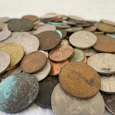 Foreign And Domestic Coin Collection 