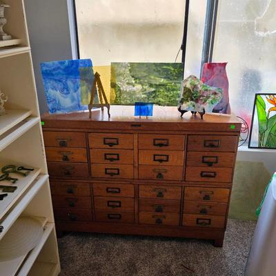 Vintage apothecary cabinet