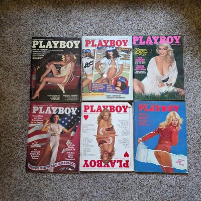 Vintage Playboy magazines